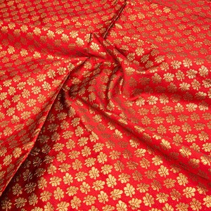 〔1m切り売り〕インドの伝統模様布 〔幅約126cm〕