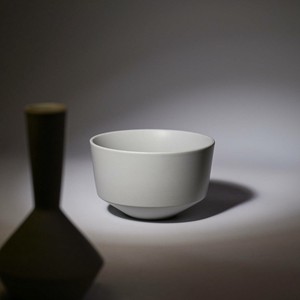 晋山窯ヤマツ Frustum 茶碗 薄墨[日本製/美濃焼/和食器]