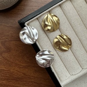 Pierced Earrings Silver Post Rhinestone sliver Spring/Summer