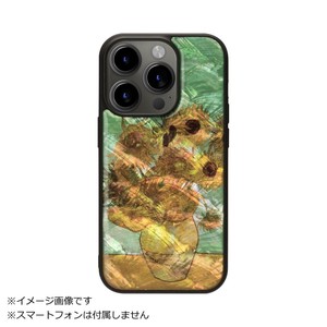 天然貝ケース for iPhone 15 Pro ひまわり I25480i15PR
