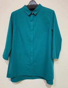 Button Shirt/Blouse Shadow Stripe