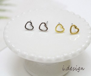 オープンミニハートピアス