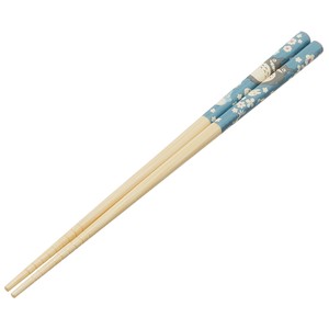 筷子 龙猫 竹筷 蓝色 21cm