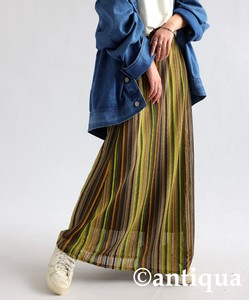 Antiqua Skirt Stripe Bottoms Long Ladies' NEW