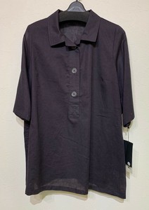 Button Shirt/Blouse Tunic Cotton Linen