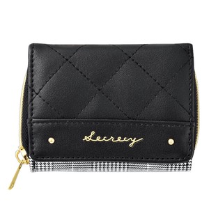 Trifold Wallet Quilted black NEW