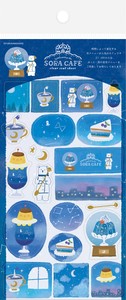 Decoration Cafe Clear Sticker Sheet