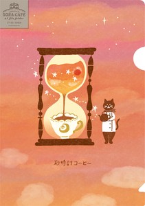 A5クリアファイル 夕方 SORA CAFE
