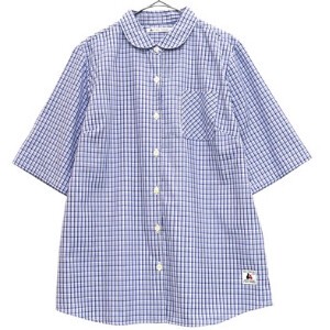 【日本製】チェックシャツ/ 五分袖/ レギュラーフィット 143103