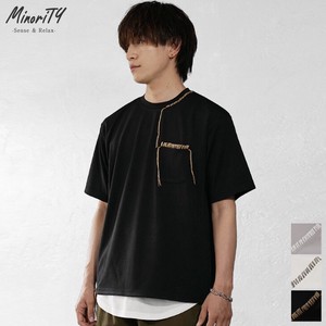 T-shirt Design Crew Neck T-Shirt Stitch Pocket M