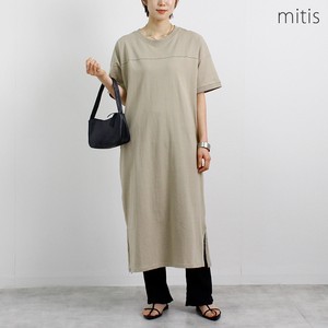 Casual Dress Design Slit One-piece Dress Short-Sleeve