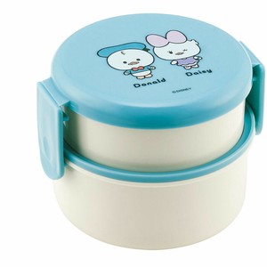 丸型 ランチボックス 2段 総容量500ml ゆるるん ドナルド デイジー スケーター ONWR1AG