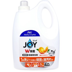 業務用 ジョイ W除菌 食器用洗剤 贅沢シトラスオレンジの香り 4L