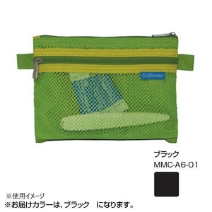 メッシュ&ジップマルチケースSS ブラック MMC-A6-01