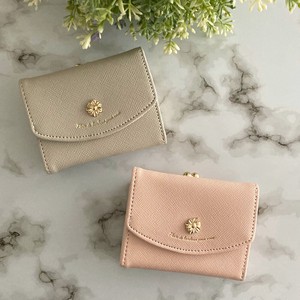 Trifold Wallet Gamaguchi Flowers Compact 3-colors