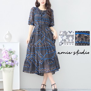 Casual Dress Patterned All Over L One-piece Dress 【2024NEW】