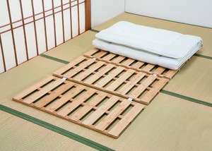 天然竹四つ折れすのこベッド