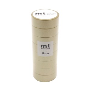 mt マスキングテープ 8P 金 幅15mm×7m 同色8巻パック MT08P205R