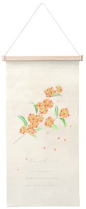 【予約販売 7/初-下入荷】刺繍タペストリー　キンモクセイ