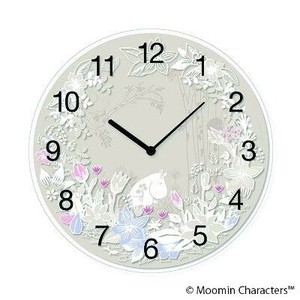MOOMIN(ムーミン) Wall clock Moomin Picking Flowers MTP030009