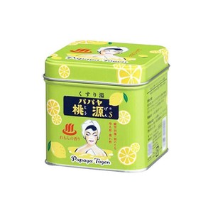 五洲薬品　薬用入浴剤(医薬部外品)　パパヤ桃源S　れもんの香り　70g缶