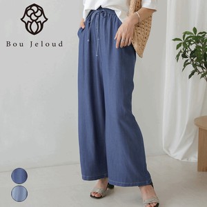 Denim Full-Length Pant High-Waisted Denim Wide Pants Cool Touch 【2024NEW】