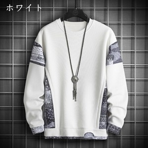 Tシャツ ラウンドネック 長袖 快適  メンズ ファッション  BQ3602