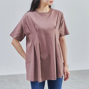 タックデザインフレアプルオーバー Tシャツ  SS