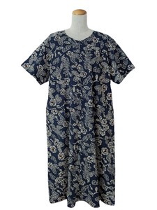 Loungewear Dress Cotton One-piece Dress Japanese Pattern
