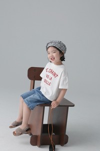 Kids' Short Sleeve T-shirt Design T-Shirt Rough 2-types 90cm ~ 150cm