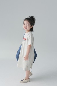 Kids' Casual Dress T-Shirt One-piece Dress 5-types