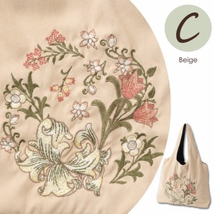 Tote Bag Embroidered Reusable Bag