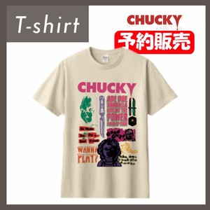 【再販】【予約販売】(7月末〜8月上旬入荷予定)Tシャツ "チャッキー"
