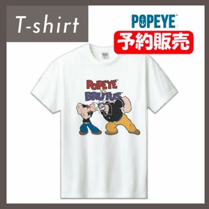 【再販】【予約販売】(7月末〜8月上旬入荷予定)Tシャツ "ポパイ"