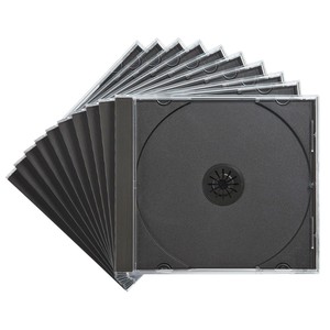 サンワサプライ Blu-ray・DVD・CDケース 10枚セット ブラック FCD-PN10BKN
