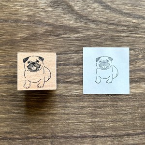 Stamp Pug Wood Stamp