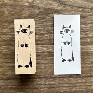 Stamp Wood Stamp Cat