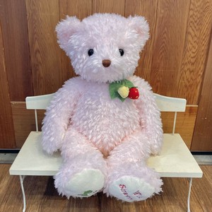 ワイルドストロベリー ベア ピンク L　ぬいぐるみ
