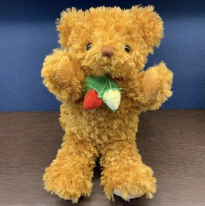 ワイルドストロベリーベア ハンドパペット ブラウン　ぬいぐるみ
