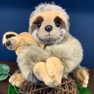 リアルモア　ナマケモノ　親子　ぬいぐるみ