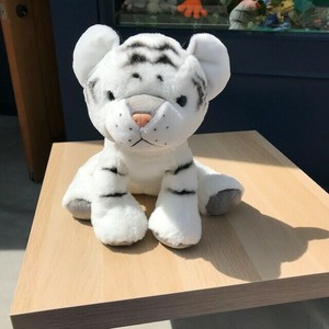 双子のホワイトタイガー　L　グレー　ぬいぐるみ