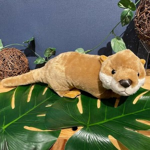 カワウソ　ブラウン　這型　L　ぬいぐるみ　水生生物