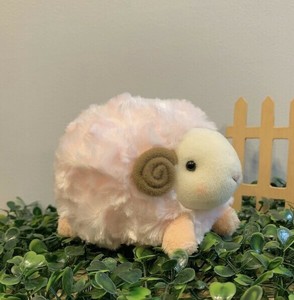 Animal/Fish Plushie/Doll Pink Farm Sheep