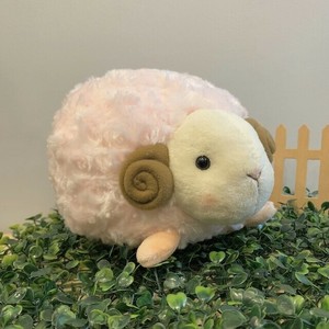 まるっち　羊　ピンク　L　ぬいぐるみ　ファーム