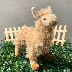 Animal/Fish Plushie/Doll Brown Farm Alpaca