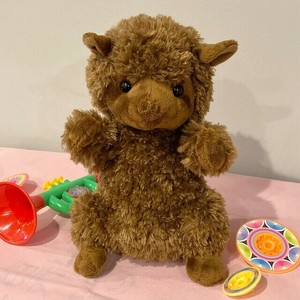 Animal/Fish Plushie/Doll Brown Farm Alpaca