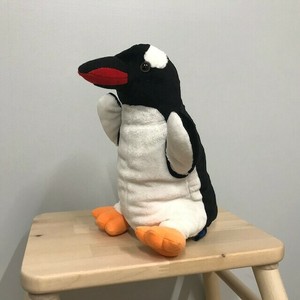 ジェンツーペンギン　ハンドパペット　ぬいぐるみ
