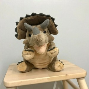 トリケラトプス　ハンドパペット　ぬいぐるみ