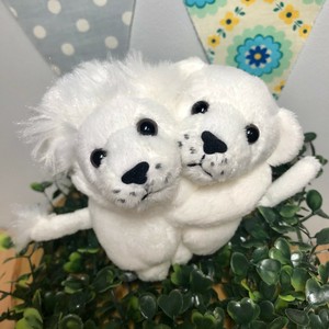 メッチャラブ2  キーホルダー ホワイトライオン　ぬいぐるみ