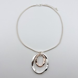 Silver Chain Necklace Rings